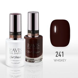 Lavis Gel Nail Polish Duo - 241 Brown Colors - Whiskey by LAVIS NAILS sold by DTK Nail Supply