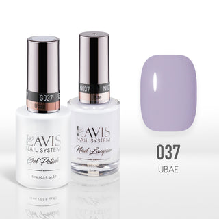 Lavis Gel Nail Polish Duo - 037 Purple Colors - Ubae