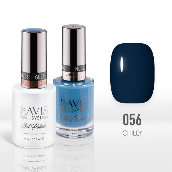  Lavis Gel Nail Polish Duo - 056 Chilly by LAVIS NAILS sold by DTK Nail Supply