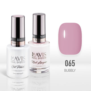 Lavis Gel Nail Polish Duo - 065 Pink Colors - Bubbly