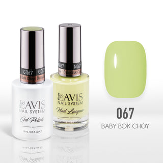Lavis Gel Nail Polish Duo - 067 Yellow Colors - Baby Bok Choy