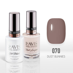  Lavis Gel Nail Polish Duo - 070 Dust Bunnies by LAVIS NAILS sold by DTK Nail Supply