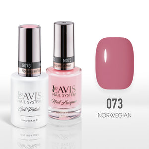  Lavis Gel Nail Polish Duo - 073 Norwegian Salmon by LAVIS NAILS sold by DTK Nail Supply