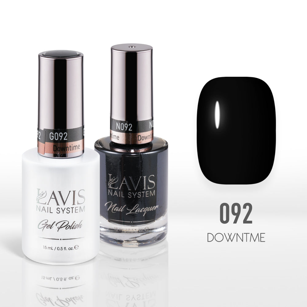  Lavis Gel Nail Polish Duo - 092 Downtime by LAVIS NAILS sold by DTK Nail Supply
