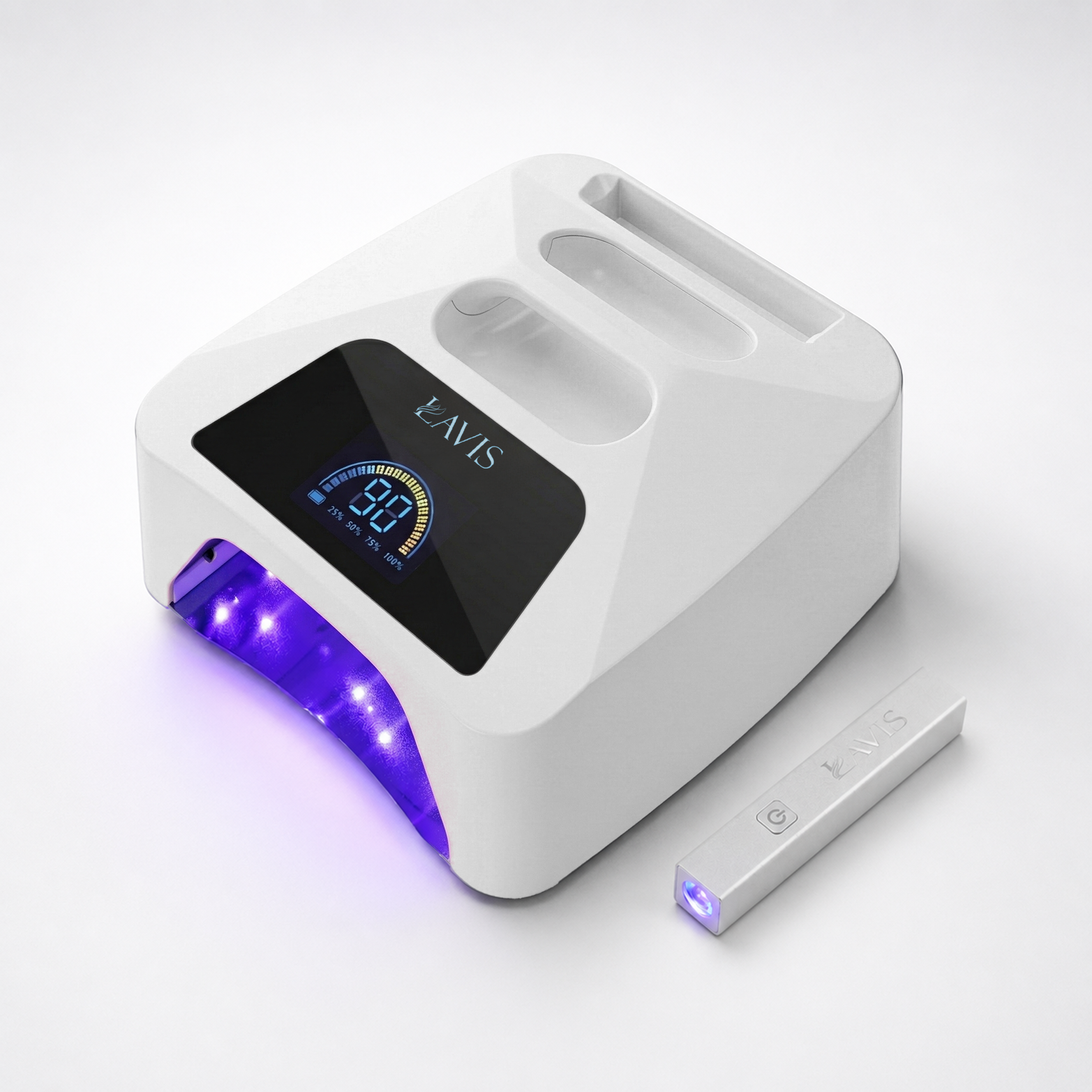 LAVIS 2in1 LED/UV Nail Lamp Vol 2 - White