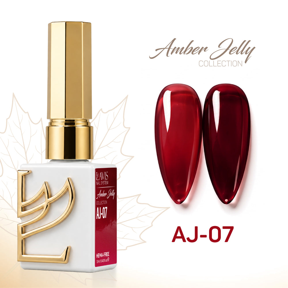 LAVIS AJ - 07 - Gel Polish 0.5 oz - Amber Jelly Collection
