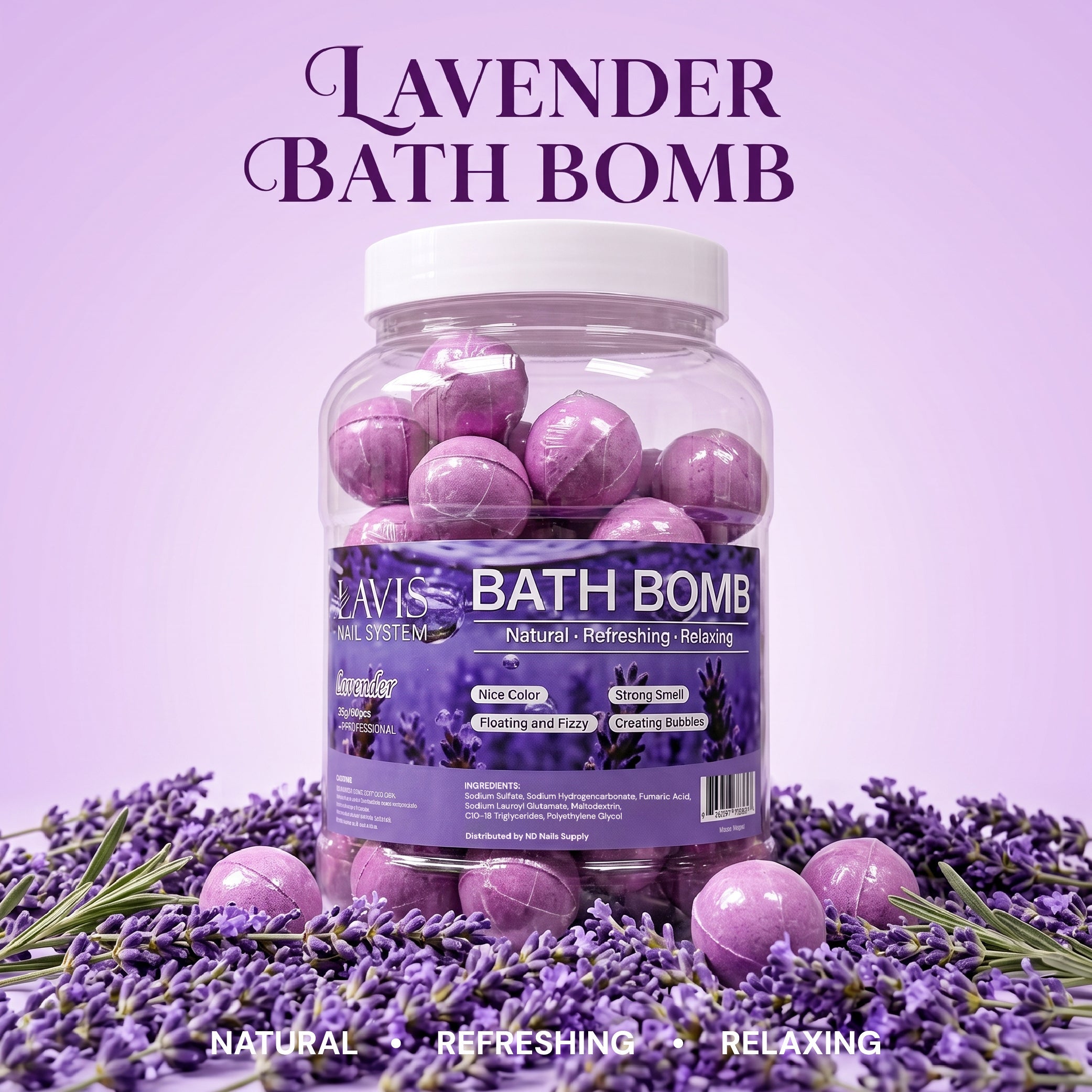 LAVIS Bath Bomb - Lavender