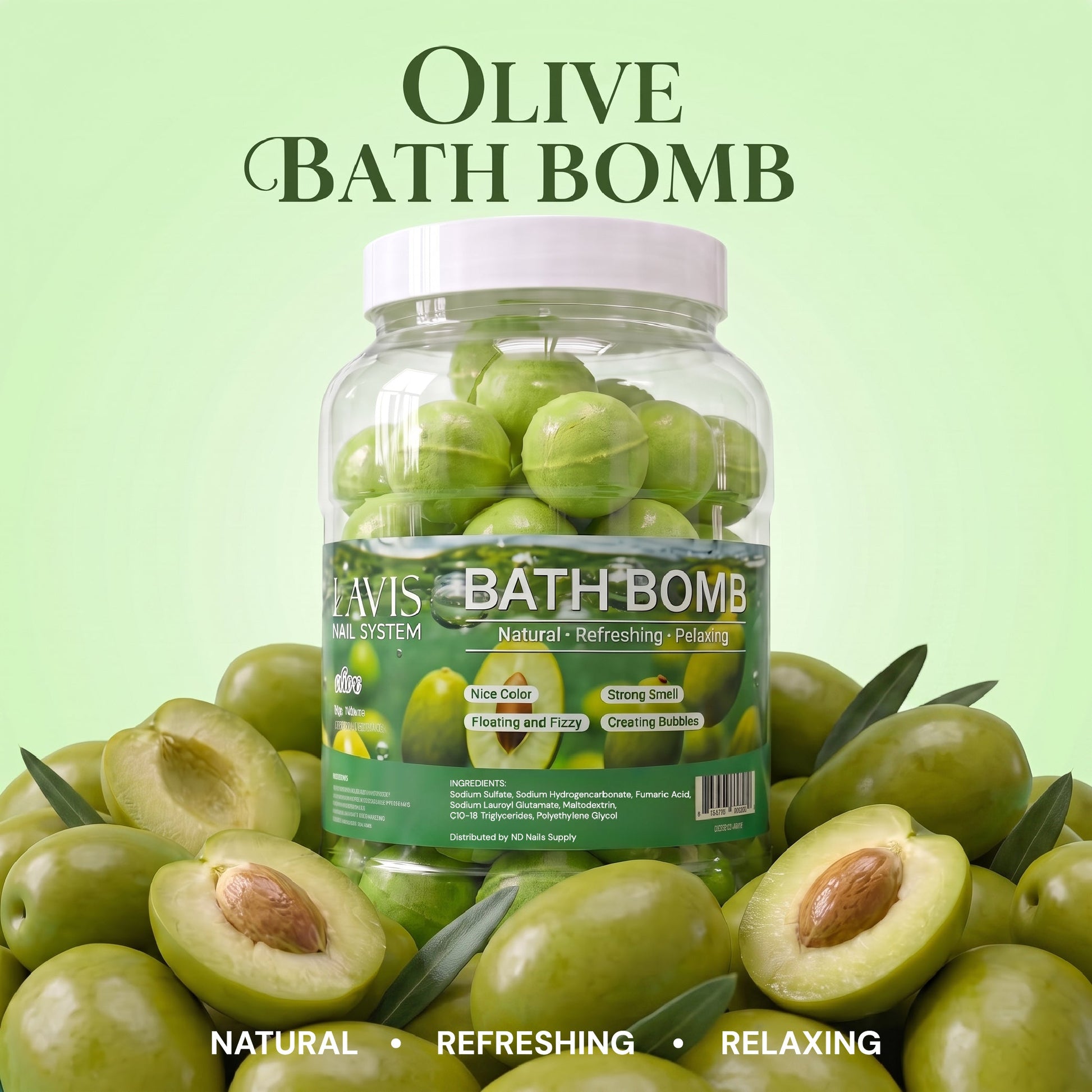 LAVIS Bath Bomb - Olive