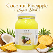 LAVIS Coconut Pineapple Sugar Scrub for Pedicure — 1-Gallon Salon Refill
