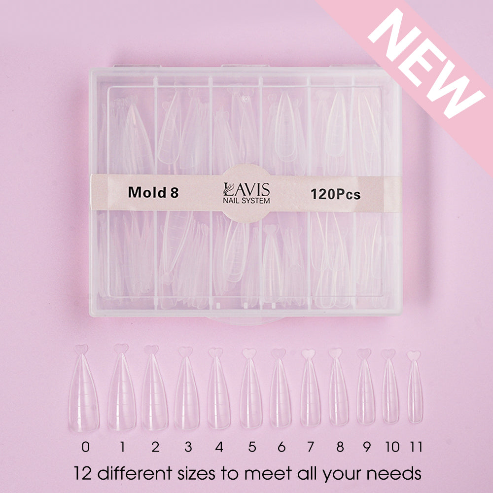  LAVIS - MOLD 8 - (NEW) by LAVIS NAILS TOOL sold by DTK Nail Supply
