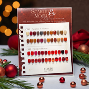 LAVIS Set 48 Colors - Gel Polish 0.5 oz - Scarlet & Mocha Elegance Collection