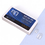 LAVIS Square Short - 15 Sizes Clear - Soft Gel Tips