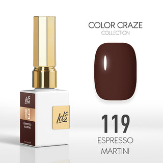 LDS Color Craze Collection - 119 Espresso Martini - Gel Polish 0.5oz