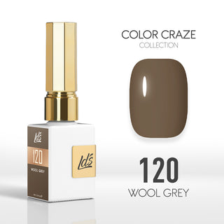 LDS Color Craze Collection - 120 Wool Grey - Gel Polish 0.5oz