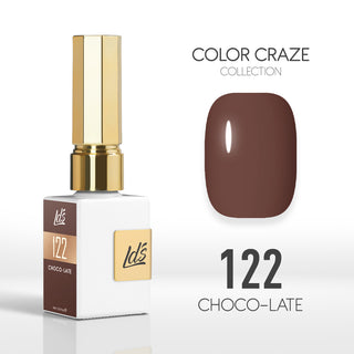  LDS Color Craze Collection - 122 Choco-Late - Gel Polish 0.5oz