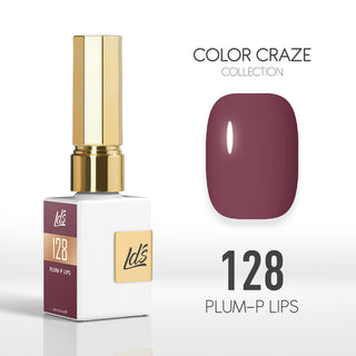 LDS Color Craze Collection - 128 Plum-p Lips - Gel Polish 0.5oz