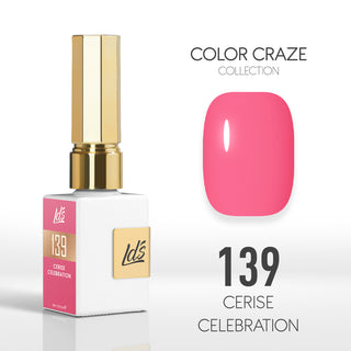 LDS Color Craze Collection - 139 Cerise Celebration - Gel Polish 0.5oz