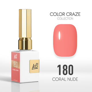 LDS Color Craze Collection - 180 Coral Nude - Gel Polish 0.5oz
