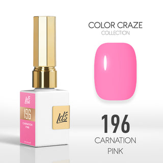 LDS Color Craze Collection - 196 Carnation Pink - Gel Polish 0.5oz