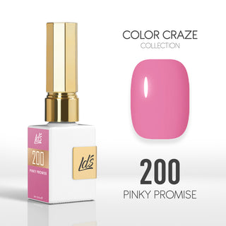 LDS Color Craze Collection - 200 Pinky Promise - Gel Polish 0.5oz