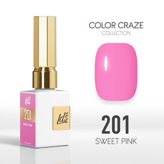 LDS Color Craze Collection - 201 Sweet Pink - Gel Polish 0.5oz