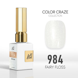 LDS Color Craze Gel Nail Polish - 984 Fairy Floss - 0.5oz