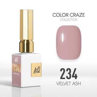 LDS Color Craze Collection - 234 Velvet Ash - Gel Polish 0.5oz