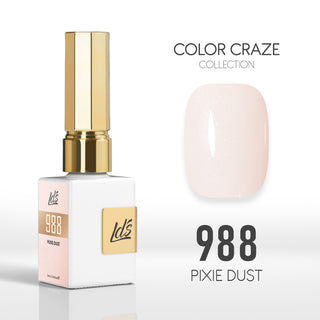 LDS Color Craze Gel Nail Polish - 988 Pixie Dust - 0.5oz