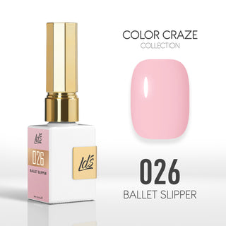 LDS Color Craze Collection - 026 Ballet Slipper - Gel Polish 0.5oz