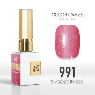 LDS Color Craze Gel Nail Polish - 991 Snooze In Silk - 0.5oz