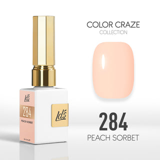LDS Color Craze Collection - 284 Peach Sorbet - Gel Polish 0.5oz