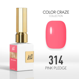 LDS Color Craze Collection - 314 Pink Pledge - Gel Polish 0.5oz
