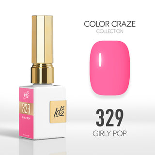 LDS Color Craze Collection - 329 Girly Pop - Gel Polish 0.5oz