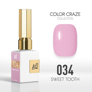 LDS Color Craze Collection - 034 Sweet Tooth - Gel Polish 0.5oz