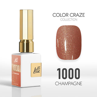 LDS Color Craze Gel Nail Polish - 1000 Champagne - 0.5oz