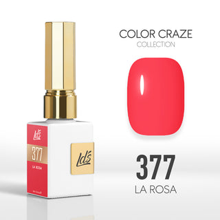  LDS Color Craze Gel Nail Polish - 377 La Rosa - 0.5oz by LDS COLOR CRAZE sold by DTK Nail Supply