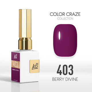  LDS Color Craze Gel Nail Polish - 403 Berry Divine - 0.5oz by LDS COLOR CRAZE sold by DTK Nail Supply