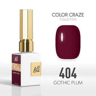  LDS Color Craze Gel Nail Polish - 404 Gothic Plum - 0.5oz by LDS COLOR CRAZE sold by DTK Nail Supply