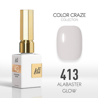 LDS Color Craze Collection - 413 Alabaster Glow - Gel Polish 0.5oz