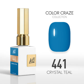 LDS Color Craze Collection - 441 Crystal Teal - Gel Polish 0.5oz