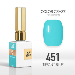 LDS Color Craze Collection - 451 Tiffany Blue - Gel Polish 0.5oz