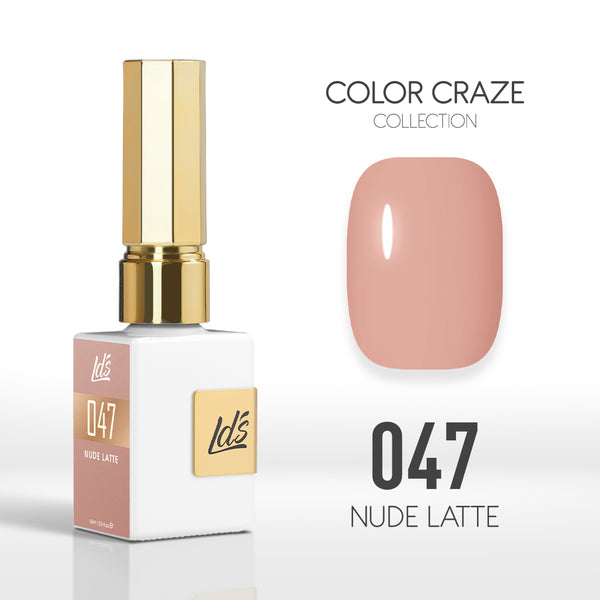  LDS Color Craze Gel Nail Polish - 047 Nude Latte - 0.5oz by LDS COLOR CRAZE sold by DTK Nail Supply