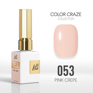 LDS Color Craze Collection - 053 Pink Crepe - Gel Polish 0.5oz