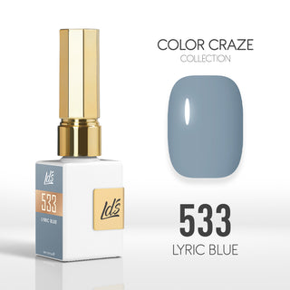 LDS Color Craze Collection - 533 Lyric Blue - Gel Polish 0.5oz