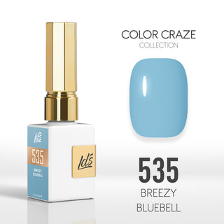 LDS Color Craze Collection - 535 Breezy Bluebell - Gel Polish 0.5oz