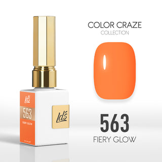 LDS Color Craze Collection - 563 Fiery Glow - Gel Polish 0.5oz