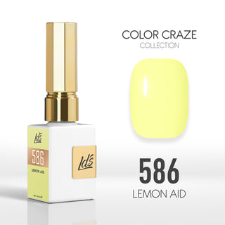 LDS Color Craze Collection - 586 Lemon Aid - Gel Polish 0.5oz