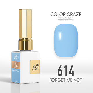 LDS Color Craze Collection - 614 Forget Me Not - Gel Polish 0.5oz