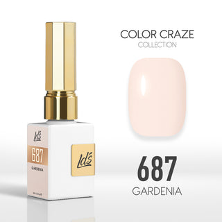 LDS Color Craze Collection - 687 Gardenia - Gel Polish 0.5oz