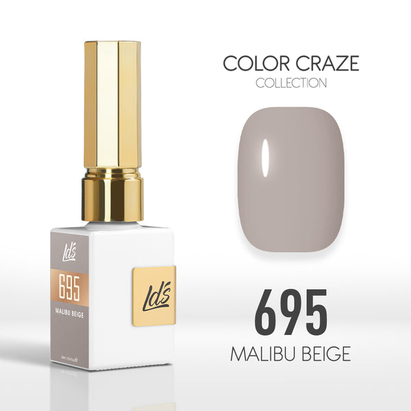  LDS Color Craze Gel Nail Polish - 695 Malibu Beige - 0.5oz by LDS COLOR CRAZE sold by DTK Nail Supply